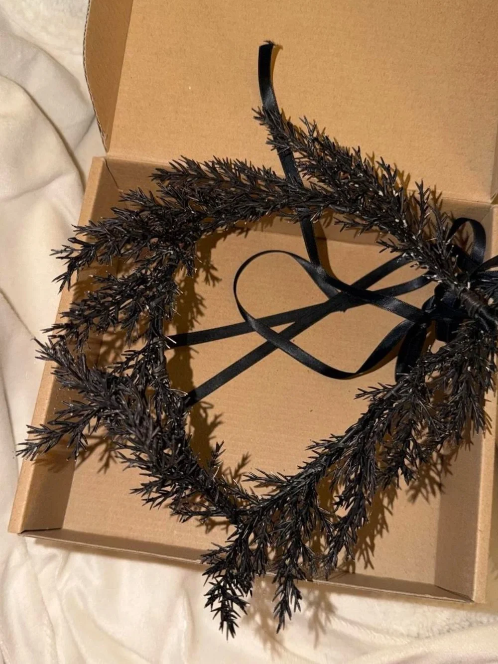 Black Wreath Headband